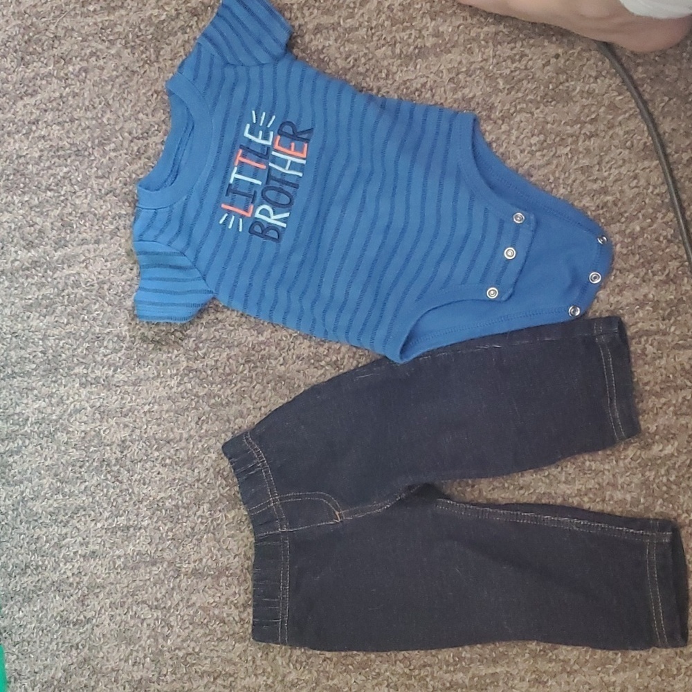 Child of mine onesie and pants size 6/9 months